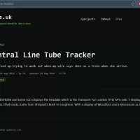 Central Line Tube Tracker